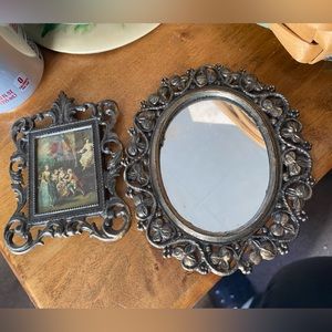 Antique frame and Mirror